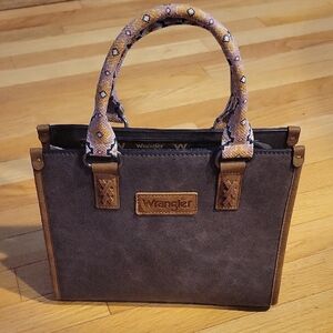 Wrangler Brown Suede Purse
